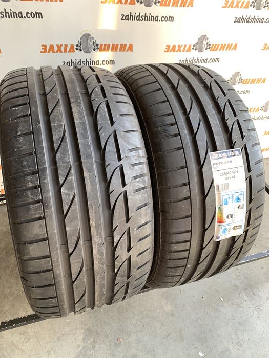 (10шт) нові 265/40R18 Bridgestone Potenza S001 (101Y XL) літні шини