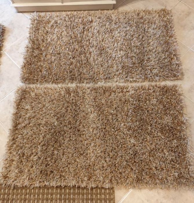 Tapetes de pêlo conjunto