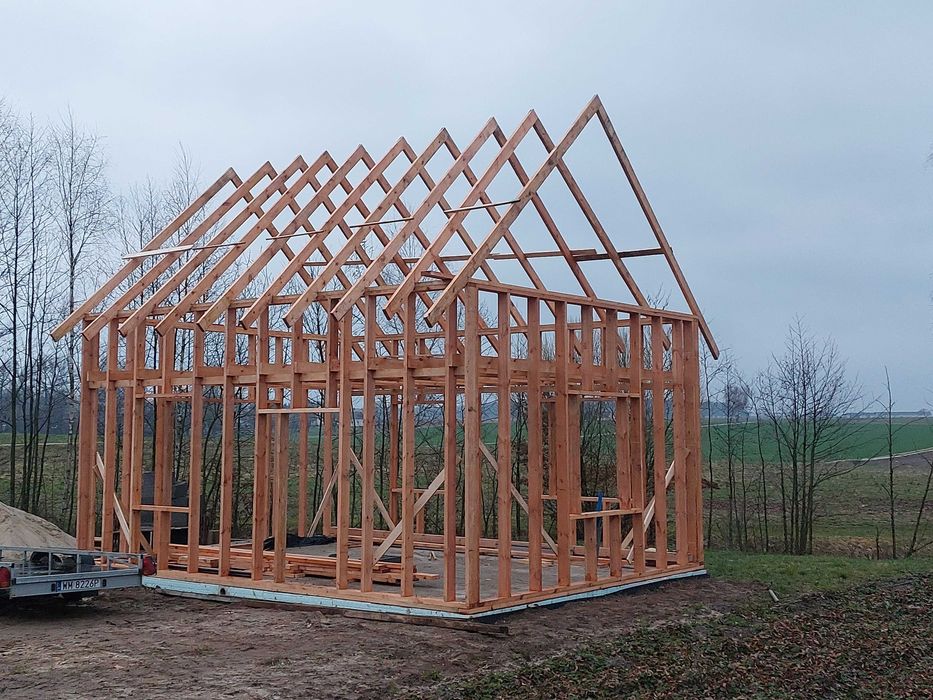 Domy, altany, pergole, wiaty garażowe, konstrukcje szkieletowe