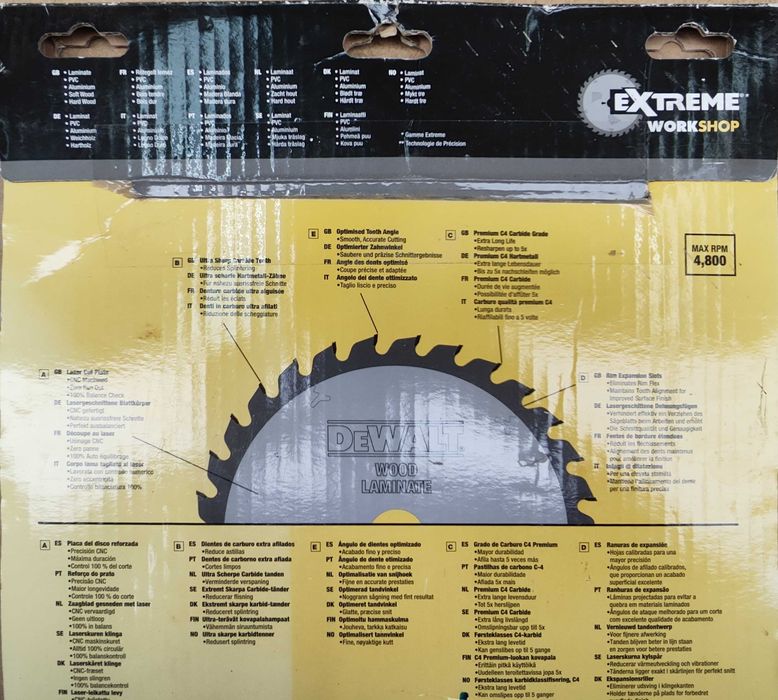 Disco DEWALT para Serra Circular 305x30mm - EXTREME (SEMI-NOVO)