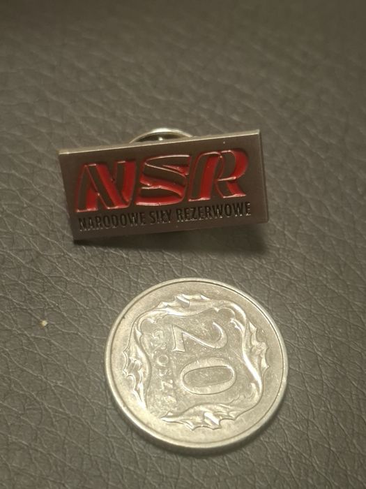 Przypinka, odznaka. NSR Narodowe Siły Rezerwowe.