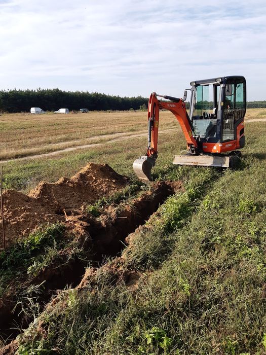 Usługi minikoparką