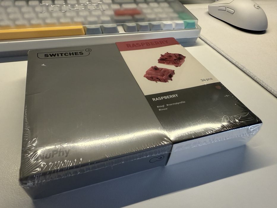 Свитчи переключатели малина Nuphy Raspberry