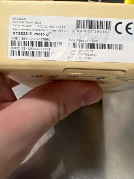 Moto g05 8/256 без nfc