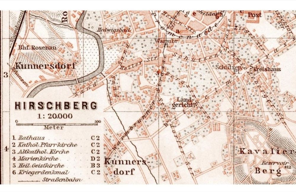 Hirschberg plan miasta