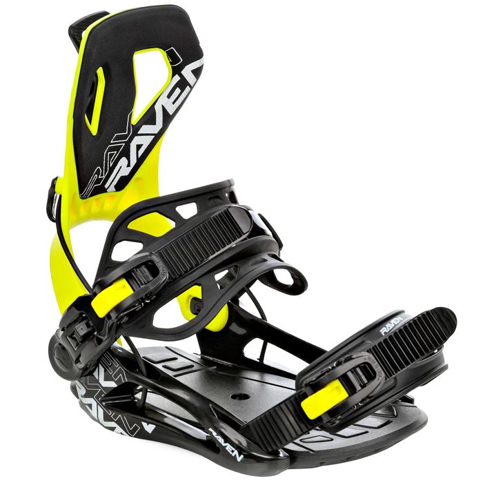Nowe wiązania snowboardowe RAVEN FTM450 MULTIENTRY LIME Sklep Kraków