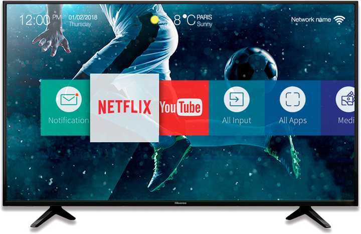 Телевізор Hisense H43A6100 Smart TV, 4K, 43"