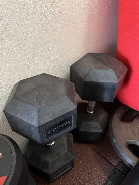 Ler Descrição!!! Vendo Par de Halteres 32,5 + 37,5