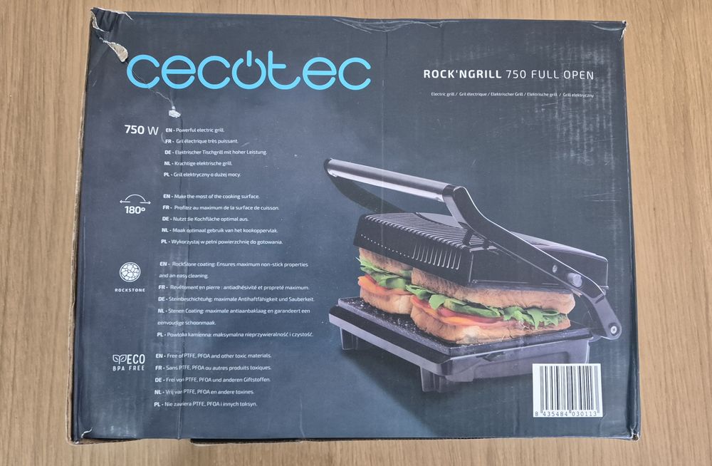 Grilo Elétrico Cecotec