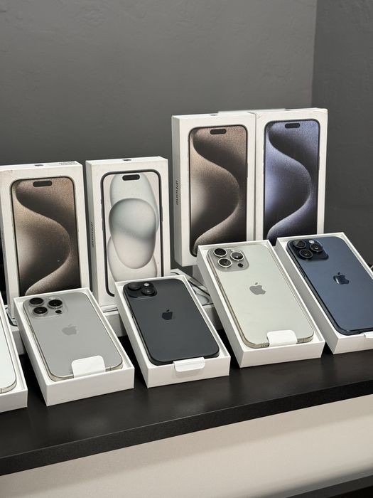 Used iPhone 15 / 15pro / 15 pro max 128/256/512gb 1T + Гарантія