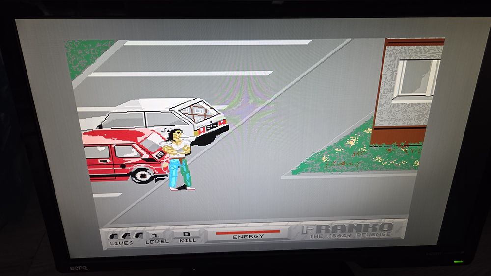 Retro monitor LCD Amiga Arcade tripple sync 24 cale