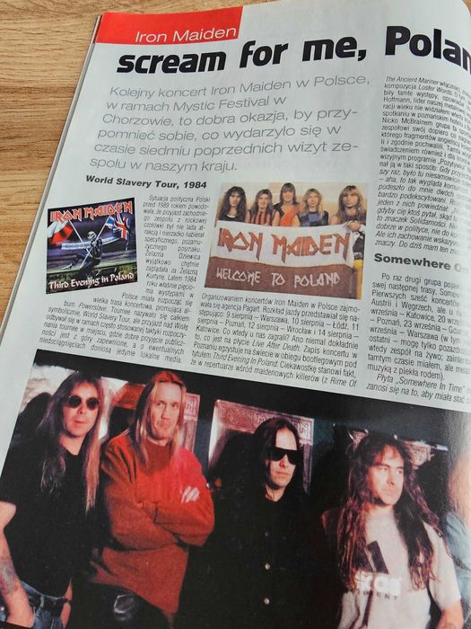 UNIKAT! Teraz Rock 6/2005 - Bruce Dickinson, Iron Maiden, Coldplay