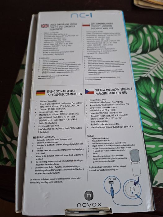 Mikrofon Novox nc-1 do komputera