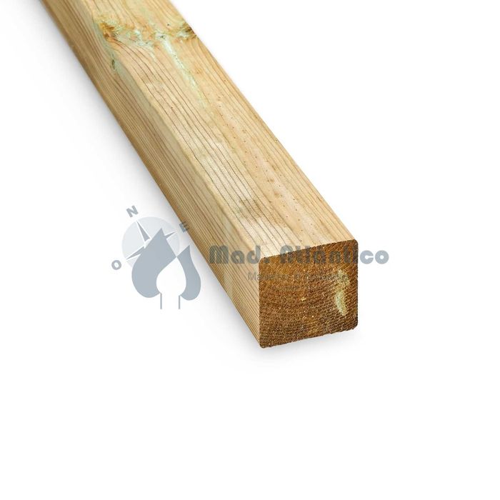 Barrote de casquinha vermelha Aparelhado Tratado C4