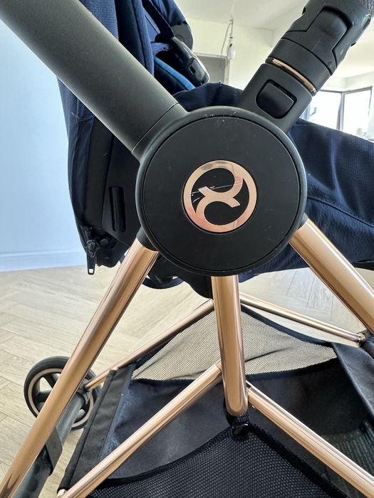 Wózek cybex mios 3.0 rama rose gold 2 tapicerki