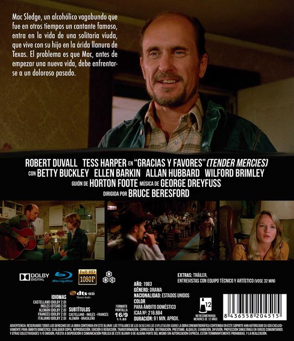 Gracias y Favores/Amor e Compaixão (Blu-Ray)-Legendas Brasileiro