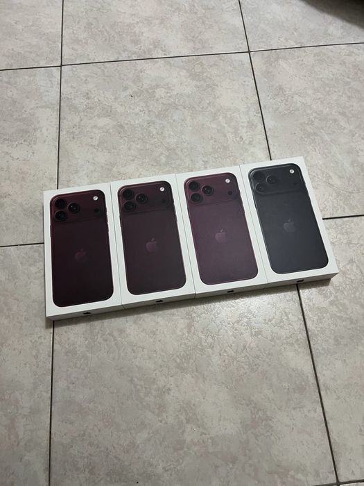 New iphone 18 pro max 256/512gb Burgundy/black