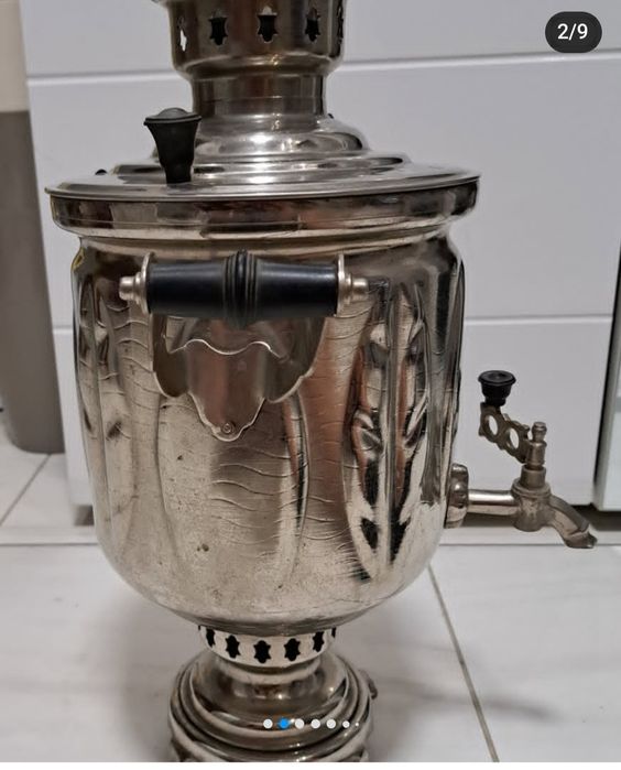 самовар  на углях