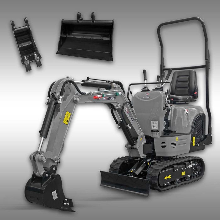 Jansen MB-800 MINI KOPARKA Benzynowa ZESTAW