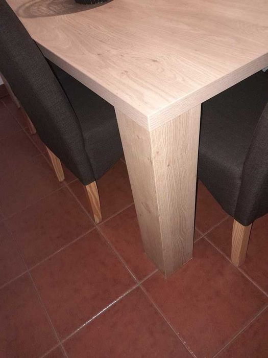 Mesa sala cor creme 1.90 medidas