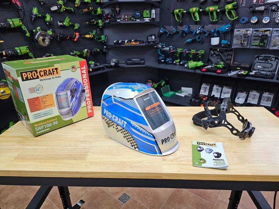 Сварочная маска Хамелеон Procraft с Широким углом обзора Гарантия