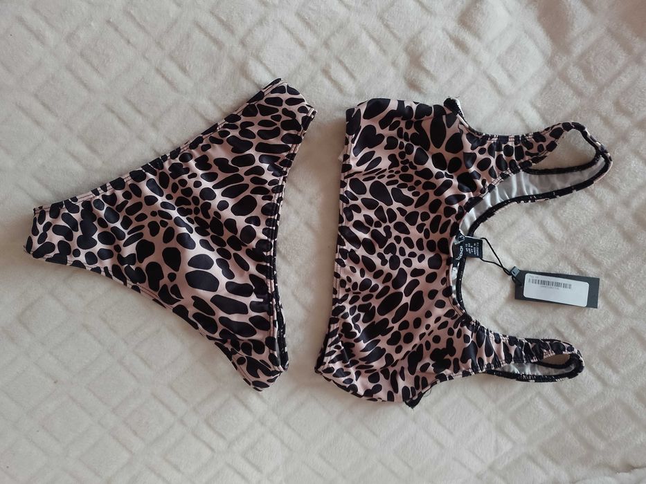 (40/L) Dwuczęściowy strój kąpielowy z Londynu,bikini, NOWY