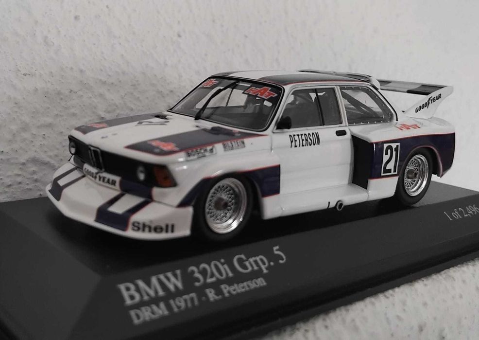 BMW 320i Gr5 (1977). Minichamps. 60€.   Vendo miniaturas da minha coleção 1/43.