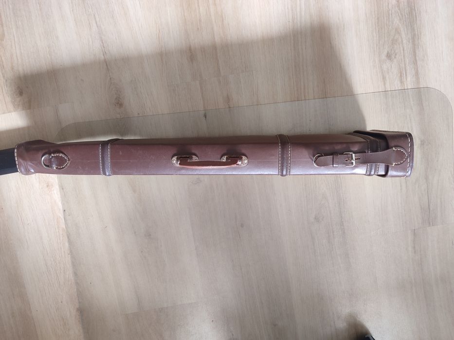 Estojo em pele para espingarda de caça 85x22