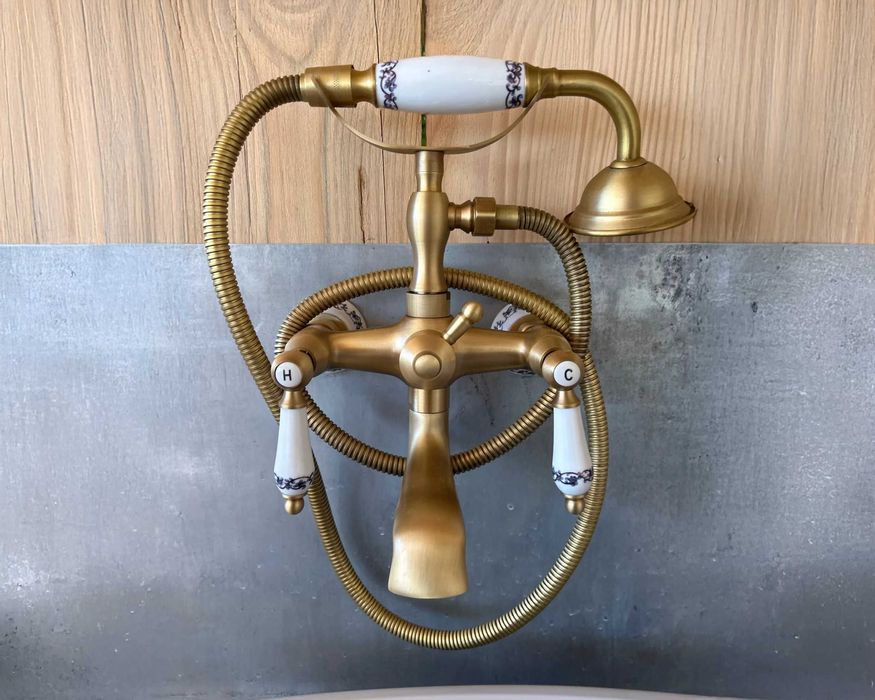 Bateria z Słuchawką MOSIĄDZ + Ceramiczne Elementy + Pakiet Montażowy