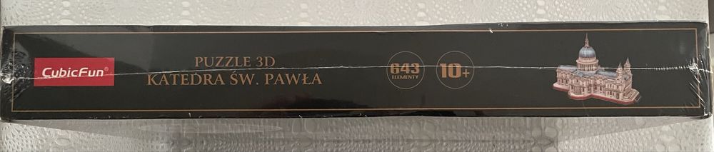 Puzzle 3D Cubic Fun Katedra Św. Pawła 643pcs 10+