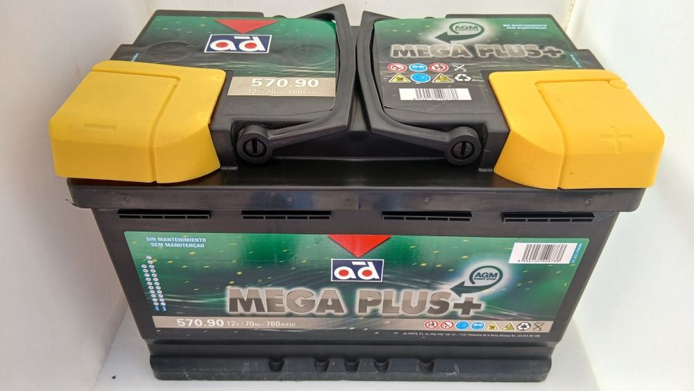 Bateria star stop semi nova