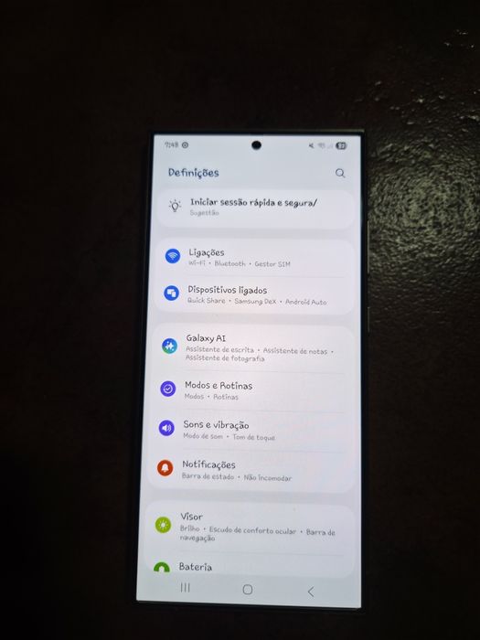 Samsung Galaxy S24 ultra 12 GB e 512 Troco por um Samsung Galaxy S25 E