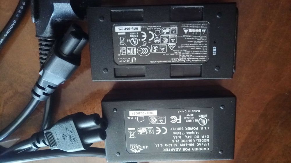 блок питания poe(PoE инжектор Ubiquiti) 24 в 0.5 a