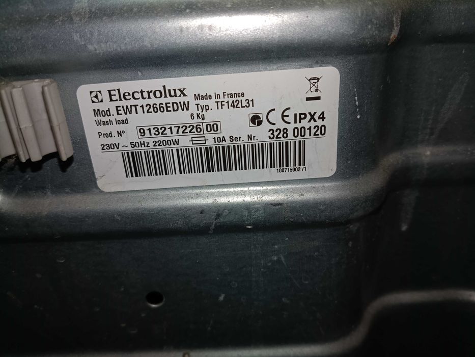 Programator , sterownik  pralka ELEKTROLUX EWT1266EDW 6kg