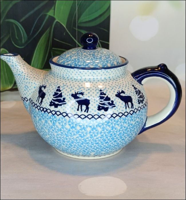 Czajnik imbryk ceramiczny duży 1,5L Ceramika Bolesławiec