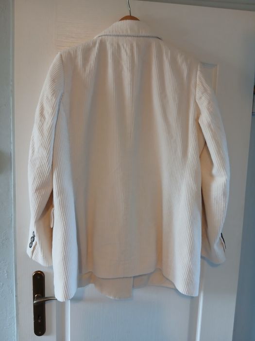 Marynarka żakiet h&m plus size 16 44 sztruks hit