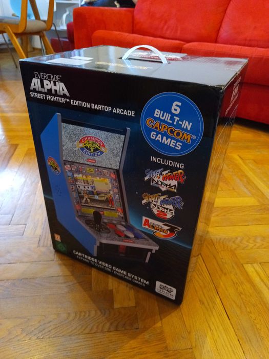 Evercade Alpha Street Fighter - NOWA, nieotwierana. Retro konsola, tabletop, bartop, arcade