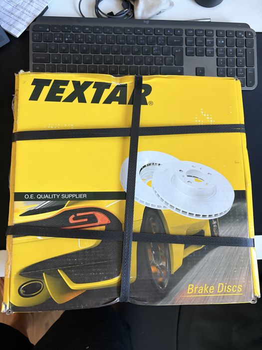 Jogo discos dianteiros Textar compatibilidade FORD