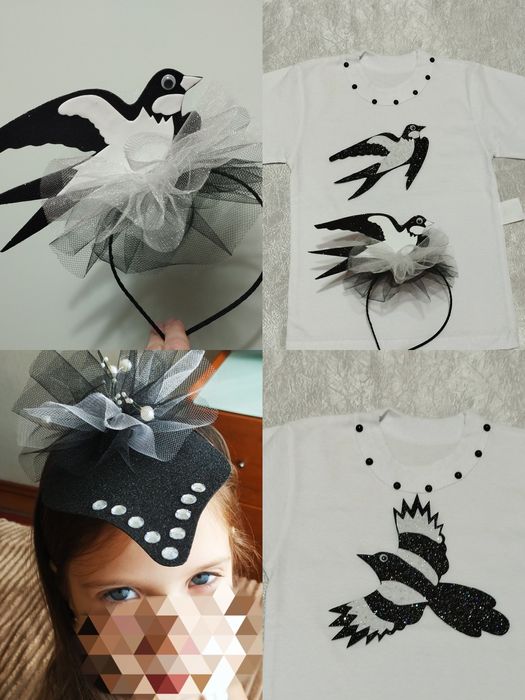 Костюм Синички, Сороки, Ластівки, Снігура