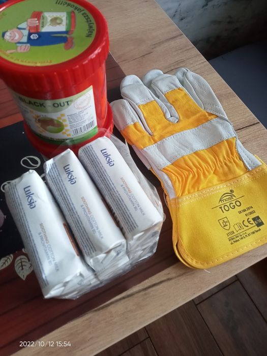 Pasta BHP mydło rękawice