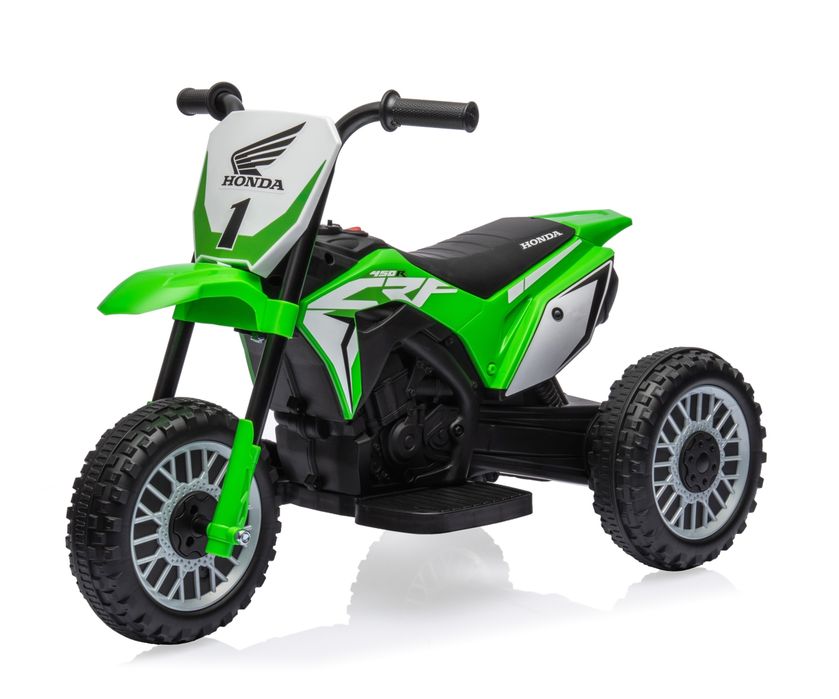 Motocykl Dla Dzieci Na Akumulator Honda CRF 450R Zielony Pojazd Elektryczny Milly Mally