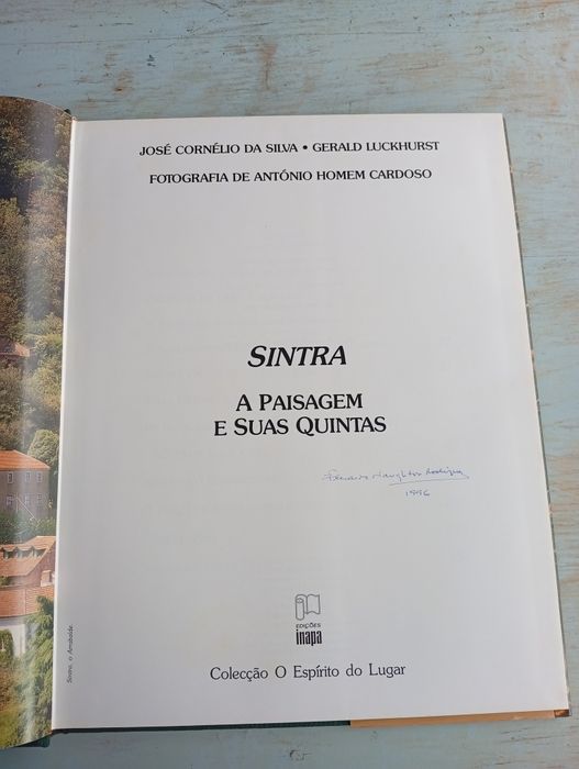 Livro Sintra: A Paisagem e suas Quintas - Ed. Inapa (Capa Dura)