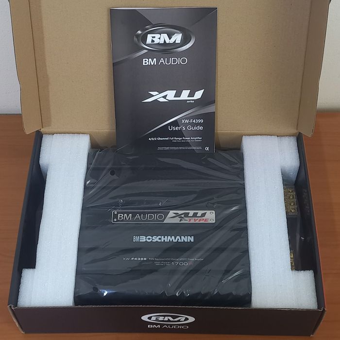 підсилювач звуку в авто 4-канальний XW-F4399 • автопідсилювач 4 канали