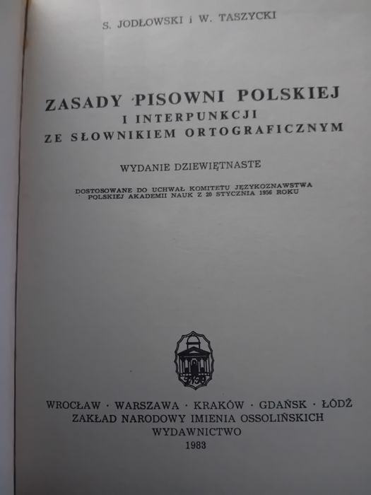 Zasady pisowni polskiej