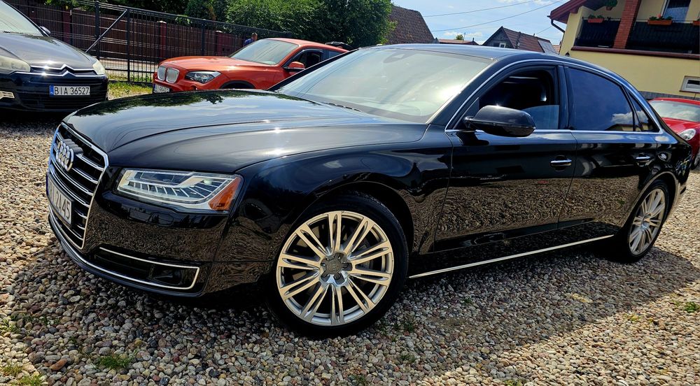 Audi A8L D4 lift 2016r 3.0 TfSI, Matrix, masaże, dociągi, raty/leasing