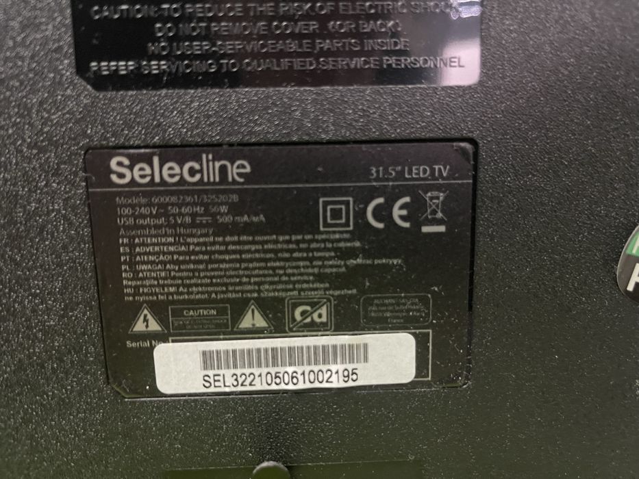 TV Led Selectline 31.5”