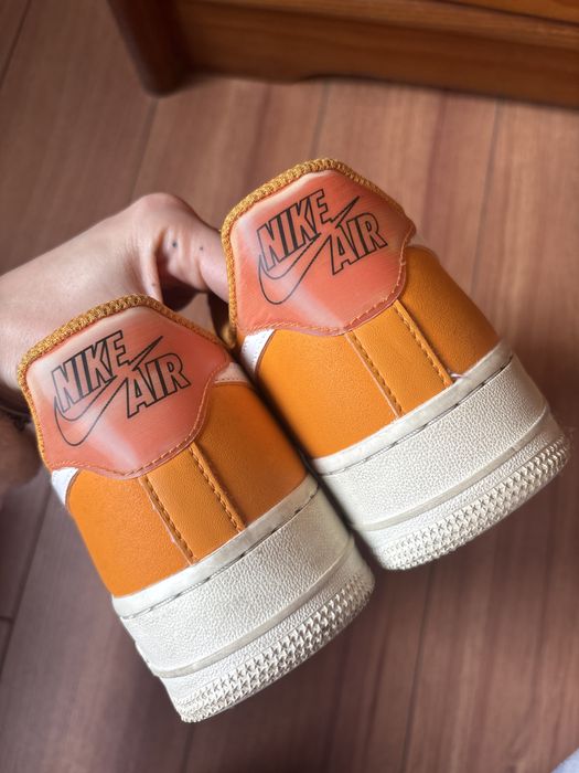 nike air force AF1 low 07 essential orange peel