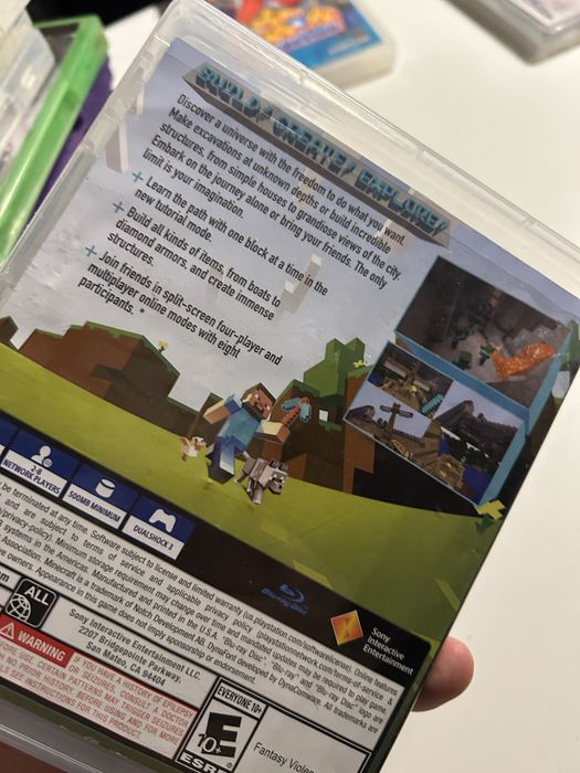 Minecraft ps3 gra