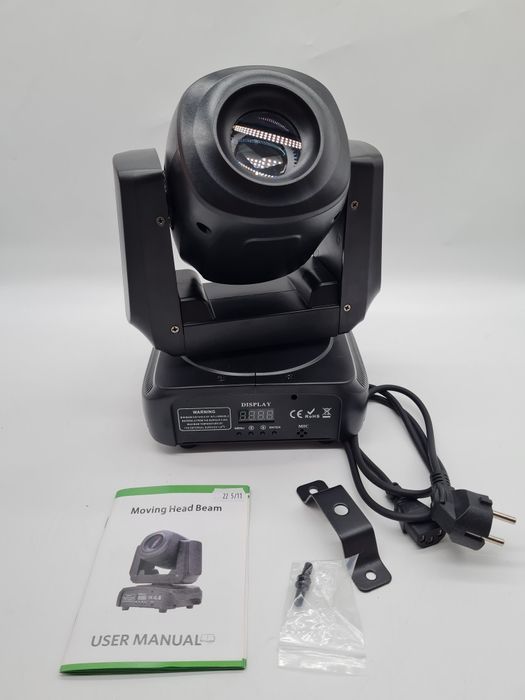 Oświetlenie sceniczne LED DMX-512 100W 8 wzorów RGBW ruchoma głowica