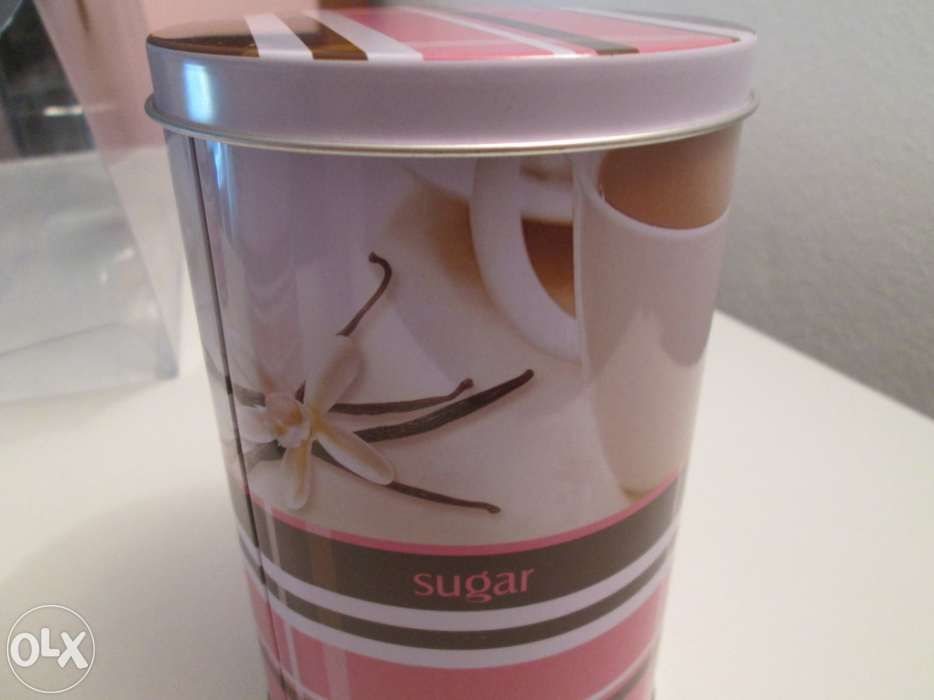 Vendo latas para café/chá/açúcar